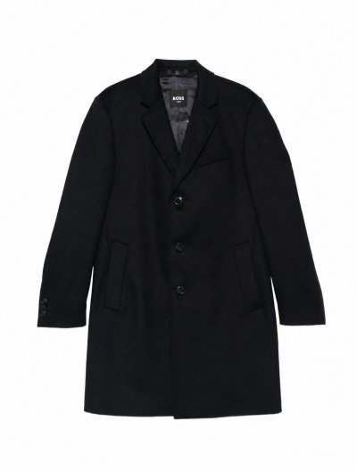 'H-Hyde-264' slim fit wool/cashmere coat
