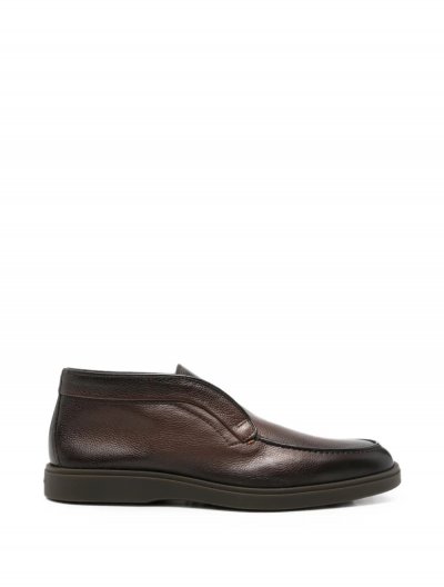 Leather desert boots