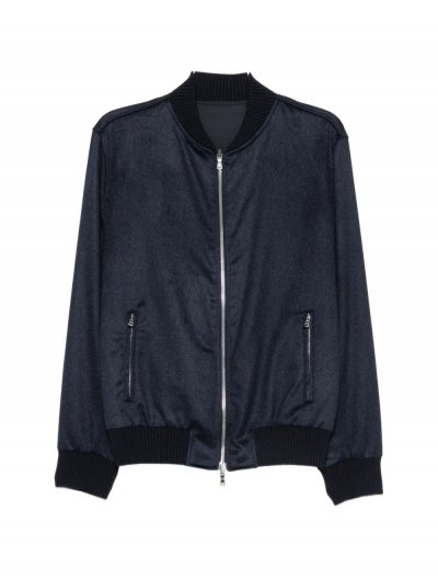 'Varsity' cashmere jacket