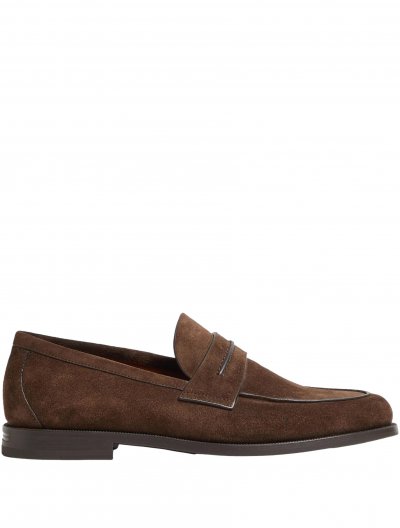 Suede loafers