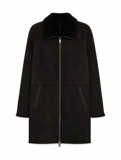 Leather coat