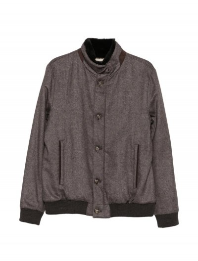 'Raven' wool/silk/cashmere jacket