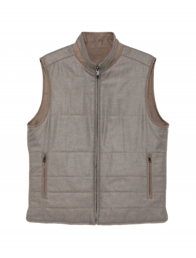 Wool/cashmere vest