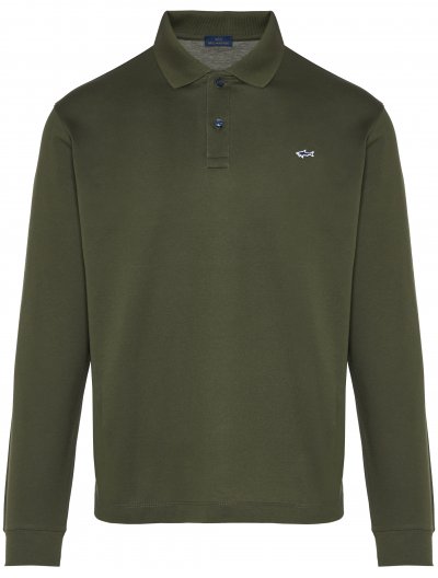 Piqué βαμβακερή polo μπλούζα