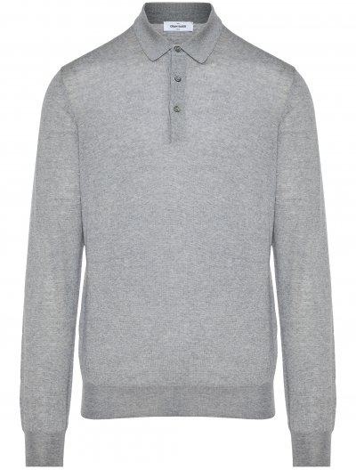 Wool polo shirt