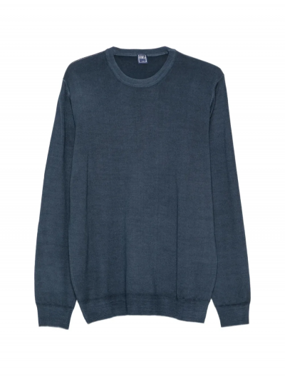 Crew-neck wool merino knitwear