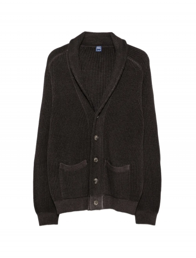 Knitted wool cardigan