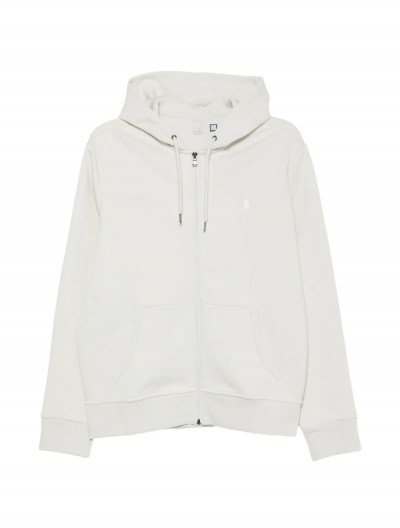 Cotton zip-up hoodie
