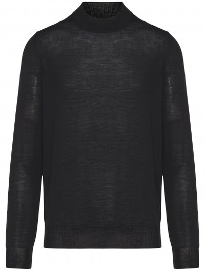 Wool turtleneck knitwear