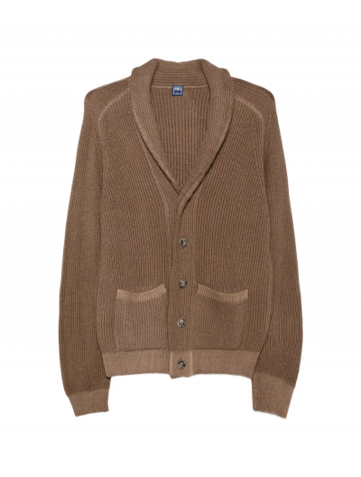 Knitted wool cardigan