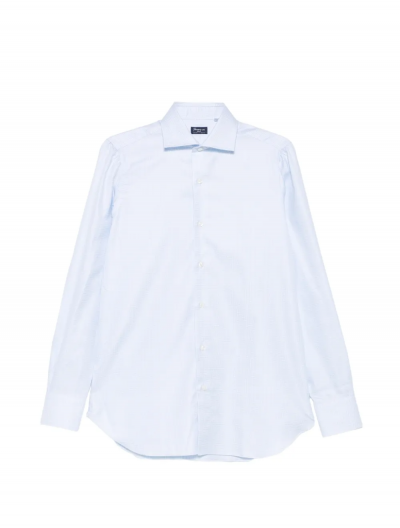 Micro-pattern dress shirt