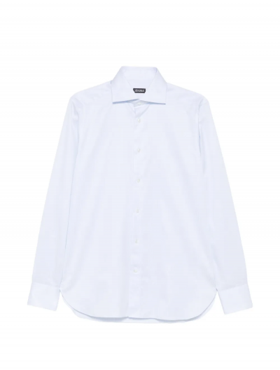 Striped cotton dress shirt 