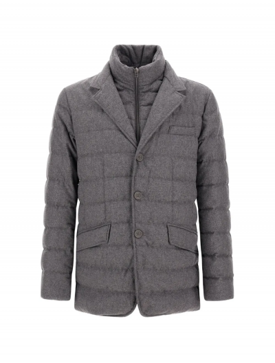 Wool blend lightweight jacket