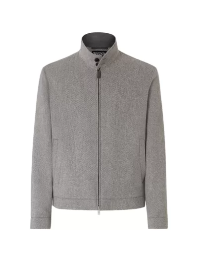 Wool/cashmere blouson