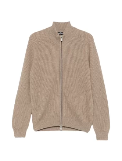 Knitted cashmere cardigan
