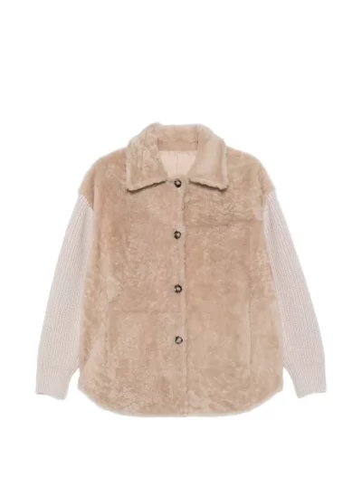 Feliz shearling lambskin and cashmere jacket
