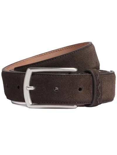Suede belt
