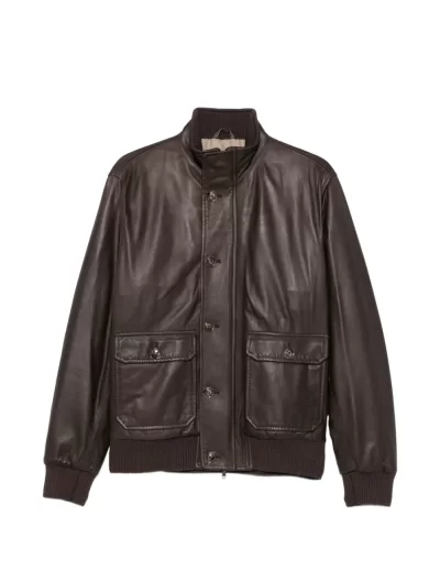 'Lava' leather jacket